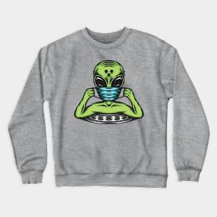 Alien Awareness From Omicron Crewneck Sweatshirt